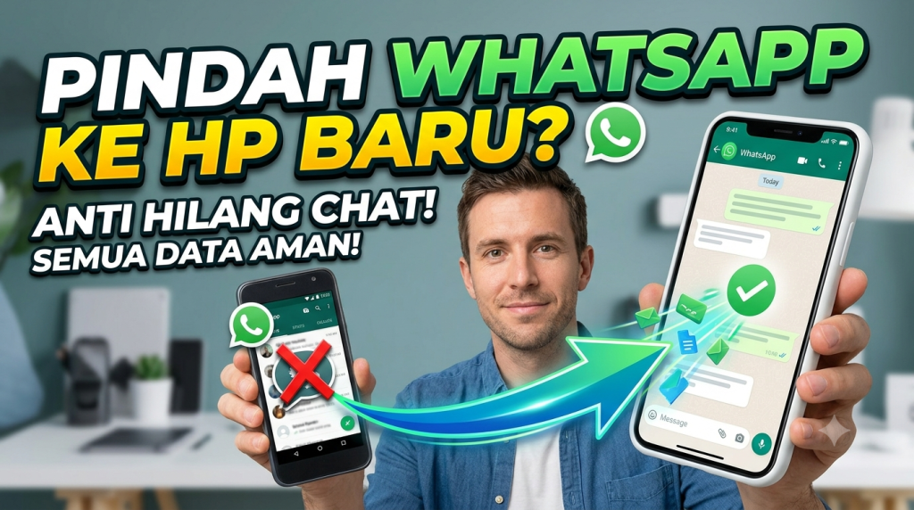 Cara Memindahkan WhatsApp ke HP Baru