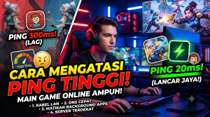 Cara Mengatasi Ping Tinggi Saat Bermain Game