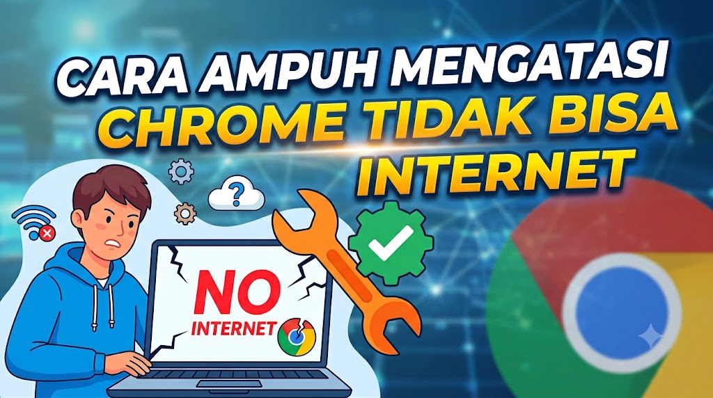 Cara Mengatasi Google Chrome Tidak Bisa Terhubung ke Internet
