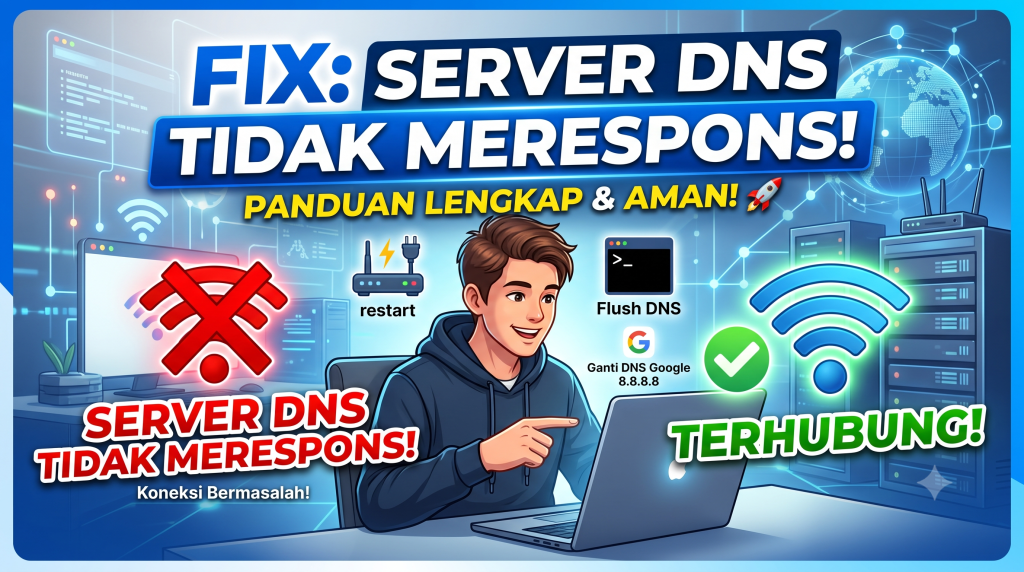 cara-mengatasi-server-dns-tidak-merespons